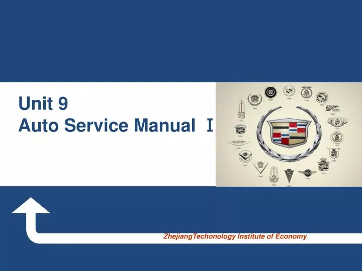 unit 9 auto service manual
