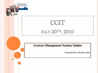 CCIT July 20 th , 2010