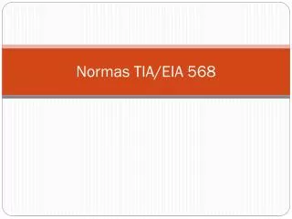 Normas TIA/EIA 568