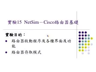 15 netsim cisco