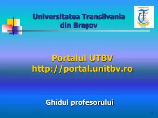 portalul utbv http portal unitbv ro