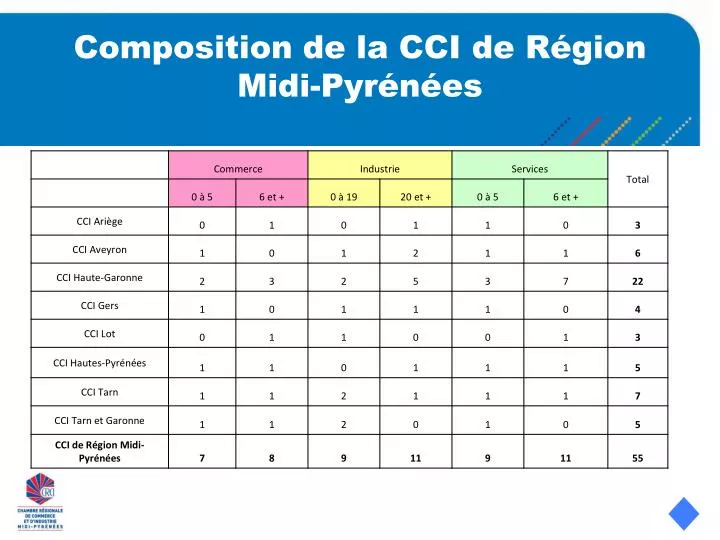 composition de la cci de r gion midi pyr n es