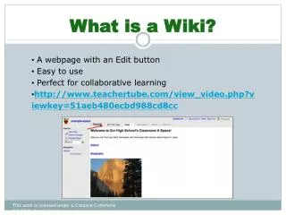 What is a Wiki?