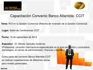 capacitaci n convenio banco atlantida ccit