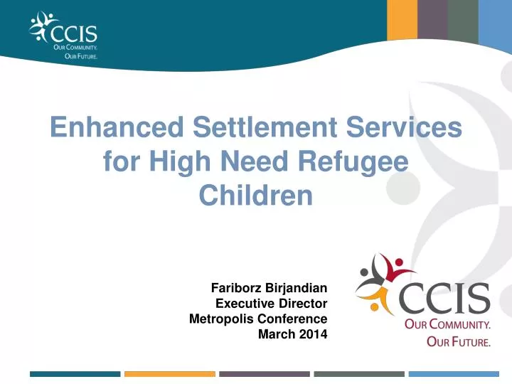 enhanced settlement services for high need refugee children