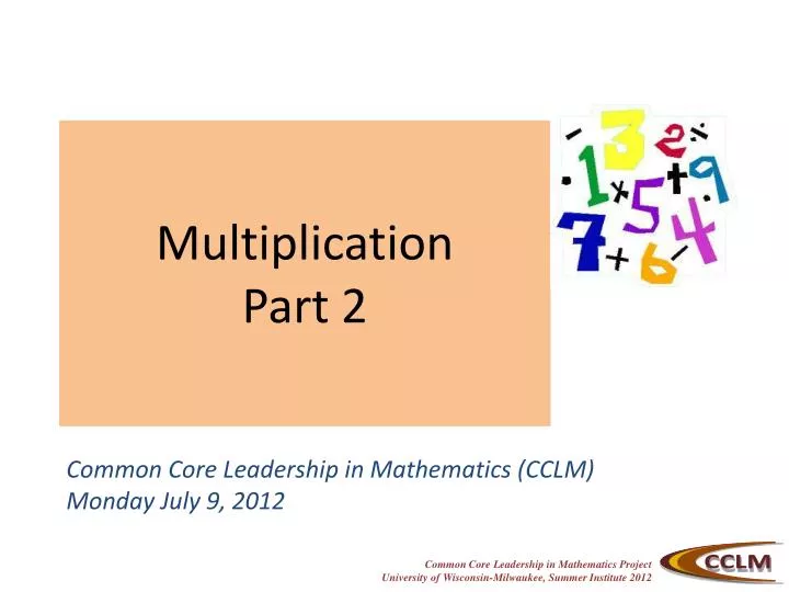 multiplication part 2