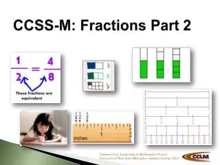 CCSS-M: Fractions Part 2