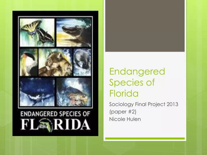 endangered species of florida