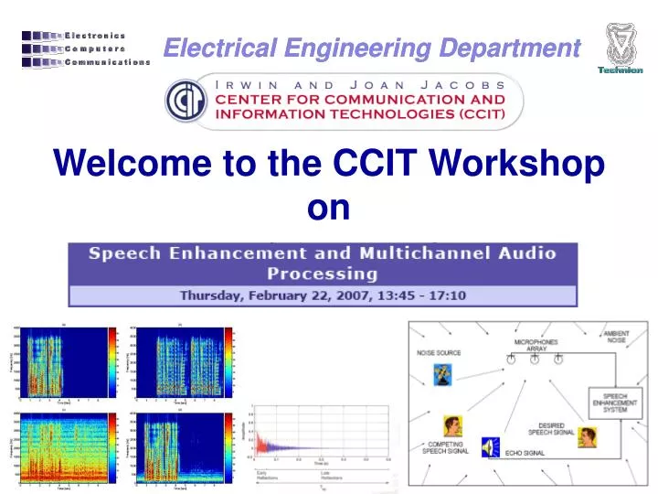 welcome to the ccit workshop on