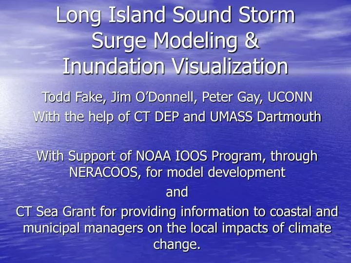 long island sound storm surge modeling inundation visualization