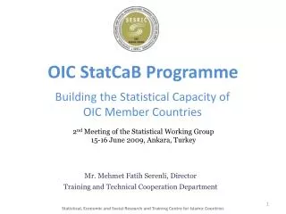 OIC StatCaB Programme