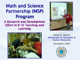 Math and Science Partnership (MSP) Program