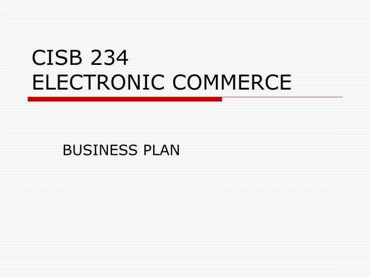 cisb 234 electronic commerce