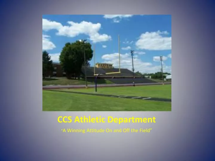 ccs athletic department