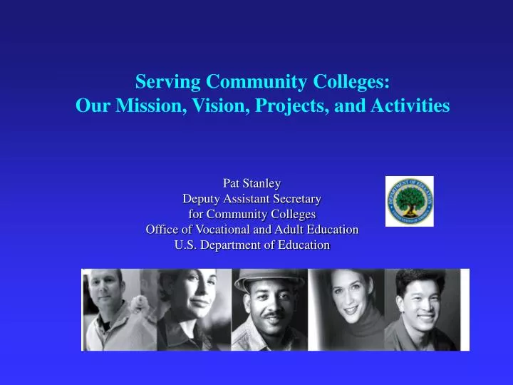 serving community colleges our mission vision projects and activities