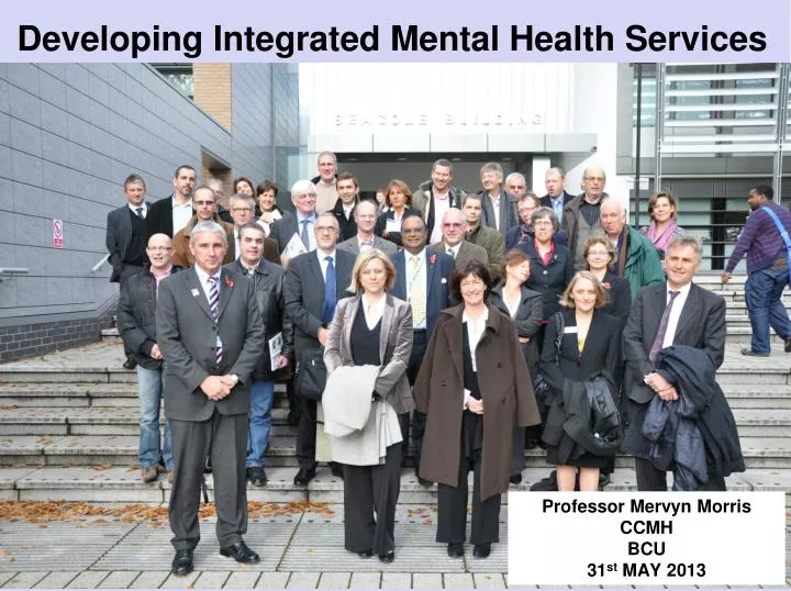 developing integrated mental health services