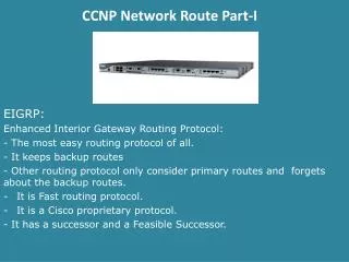 CCNP Network Route Part-I