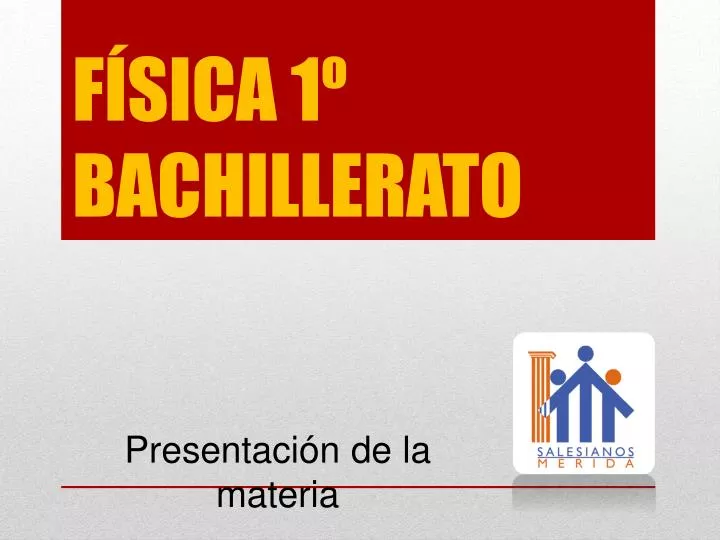 Ppt F Sica Bachillerato Powerpoint Presentation Free Download Id