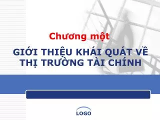 gi i thi u kh i qu t v th tr ng t i ch nh
