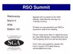 RSO Summit - slide 1