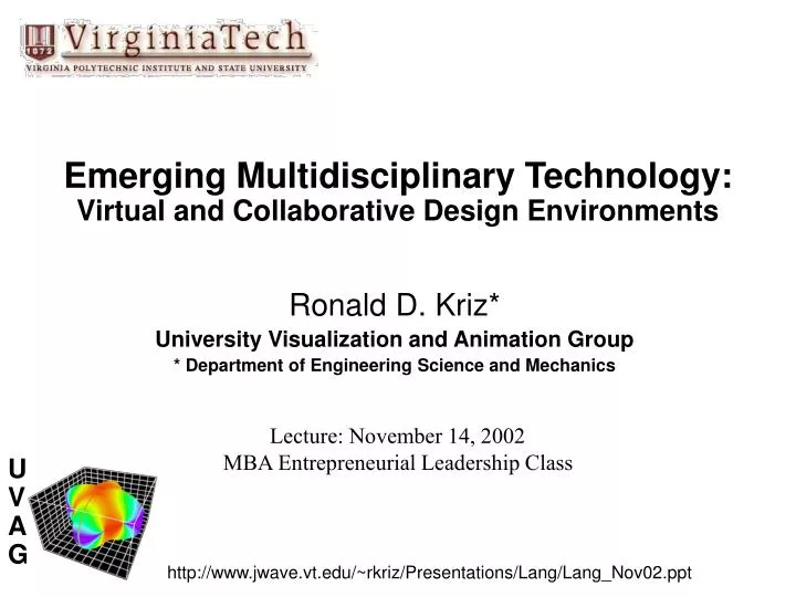 emerging multidisciplinary technology virtual and collaborative design environments