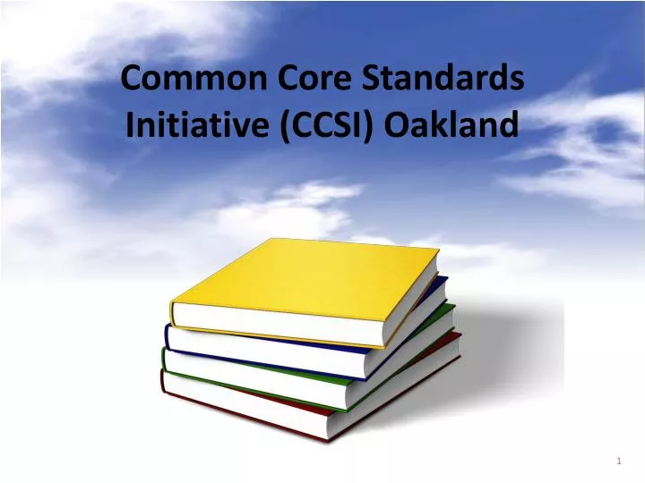 common core standards initiative ccsi oakland