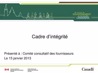 cadre d int grit