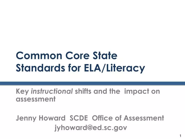 common core state standards for ela literacy