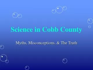 Science in Cobb County