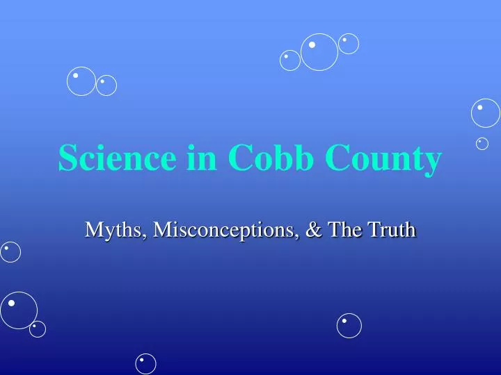 science in cobb county