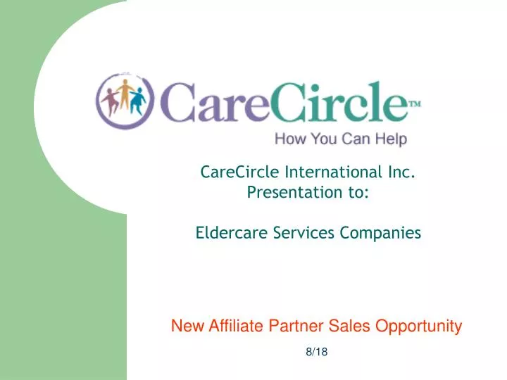 carecircle international inc presentation to eldercare services companies