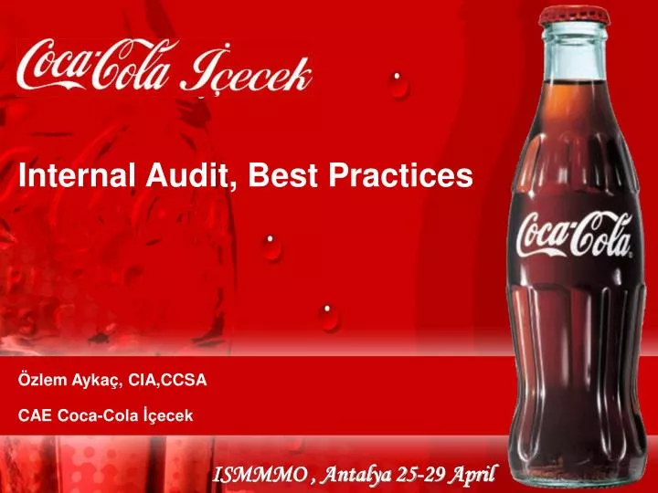 internal audit best practices zlem ayka cia ccsa cae coca cola ecek