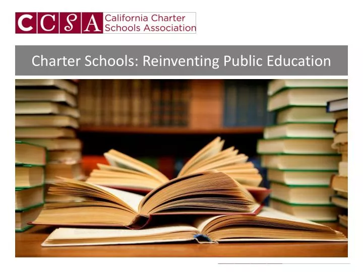 charter schools reinventing public education