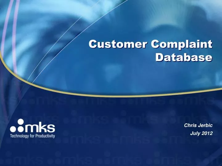 customer complaint database