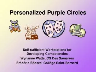 Personalized Purple Circles