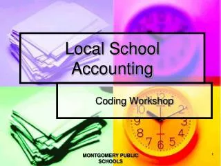 Local School Accounting