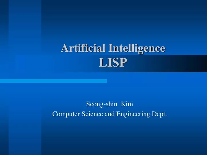 seong shin kim computer science and engineering dept