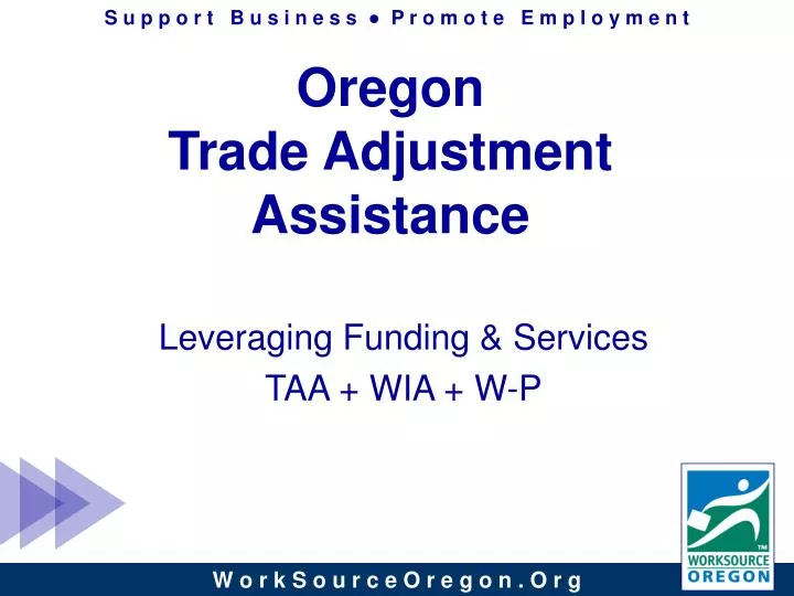 oregon trade adjustment assistance