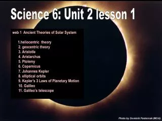 web 1 Ancient Theories of Solar System