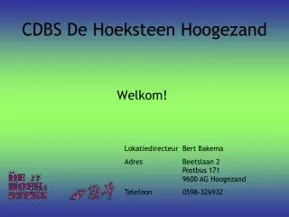 cdbs de hoeksteen hoogezand