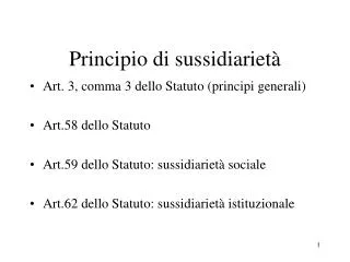 principio di sussidiariet