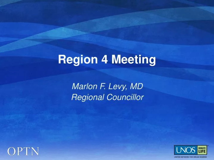 region 4 meeting