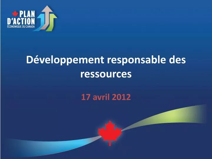 d veloppement responsable des ressources