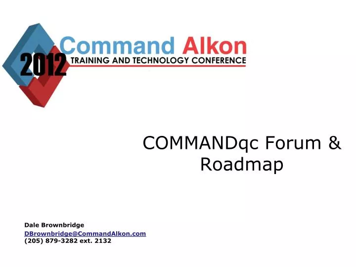 commandqc forum roadmap