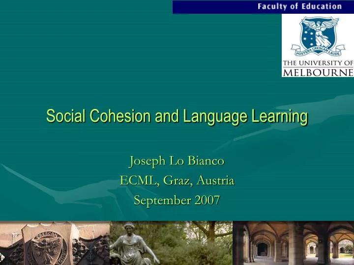 social cohesion and language learning
