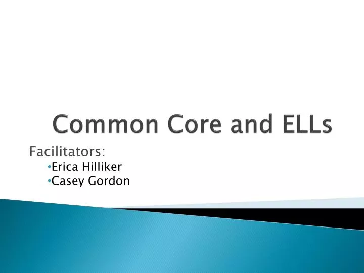 common core and ells