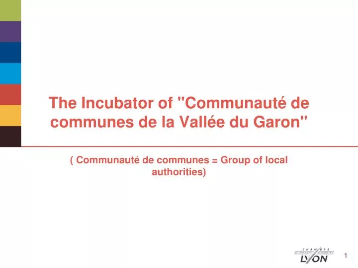 the incubator of communaut de communes de la vall e du garon