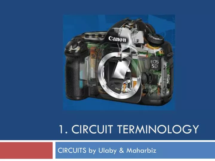1 circuit terminology