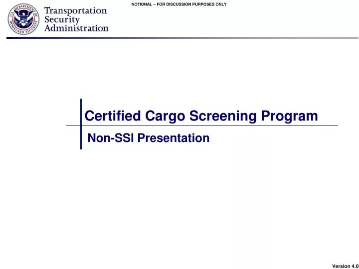 certified cargo screening program
