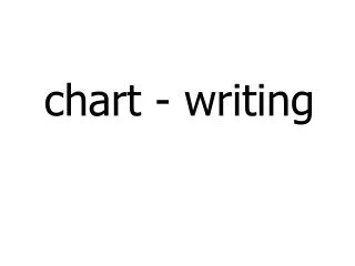 chart - writing
